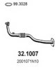 NISSA 2001071N01 Exhaust Pipe